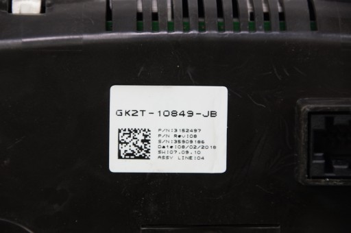 dials clock GK2T10849JB FORD TRANSIT MK8