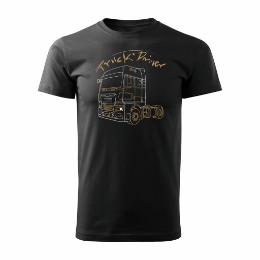 Koszulka z ciężarówką Man dla kierowcy Tira