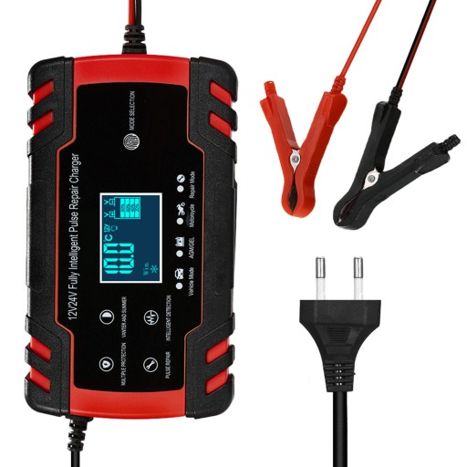 АВТОМОБИЛЬНЫЙ ВЫПРЯМИТЕЛЬ ДЛЯ АККУМУЛЯТОРОВ 12V 24V LCD