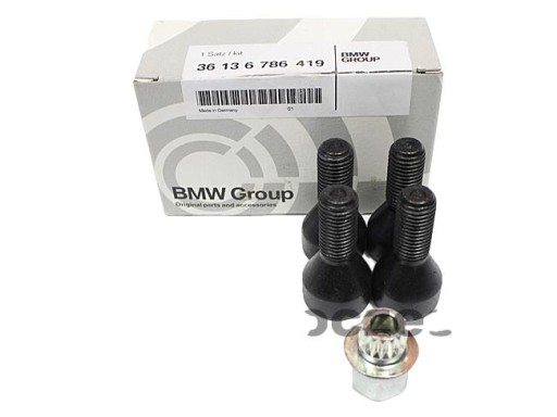 КРІПИЛЬНІ БОЛТИ КОЛЕСА ОРГ. BMW E46 E60 E61