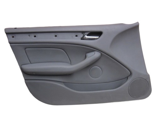 BMW E46 sedan KOMBI side left upholstery door grey grey leather SKORZANY