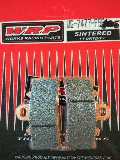 WG-7477-F5R - Тормозные колодки FA606, MCB834, WG-7477-F2