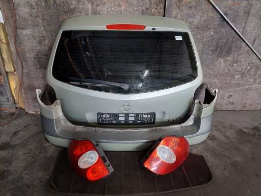 complete rear part RENAULT LAGUNA II KOMBI MV190 trunk door boot bumper lights