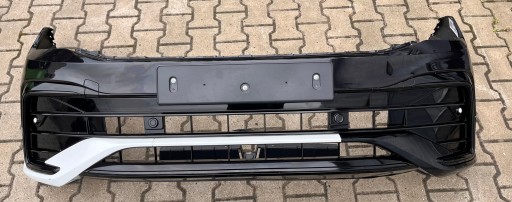 Бампер передний в сборе vw tiguan ii lift 5nn r-line черный 6xpdc решетка радиатора