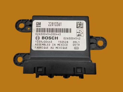 modulo PDC parcheggio 22810361 0263004542 Opel Astra IV (2009- 2020 ) J