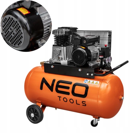 НЕО КОМПРЕССОР 12К030 МАСЛЯНЫЙ КОМПРЕССОР 100Л 230В