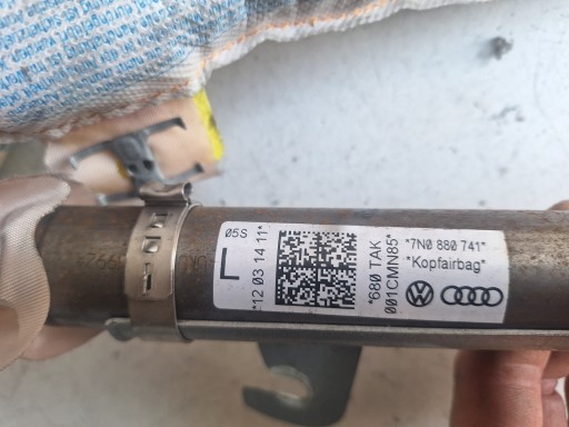 VOLKSWAGEN SHARAN II 7N 10-> AIRBAG Dachvorhang Airbag links