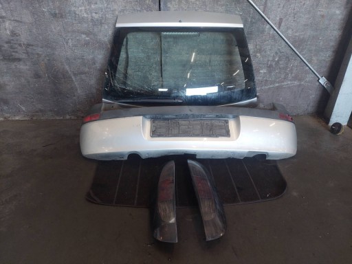 complete rear part OPEL CORSA C Z157 trunk door boot bumper rear part lights