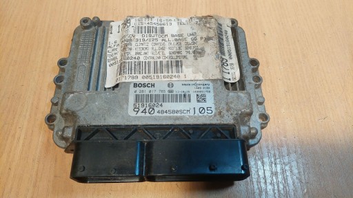 Двигун комп'ютер alfa romeo giulietta 1.6 jtd 0281017785 51916024