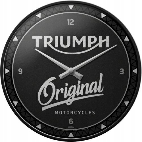 TRIUMPH MOTORCYCLES настенные часы металл + стекло
