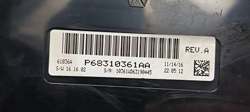modul P68310361AA DODGE DURANGO III