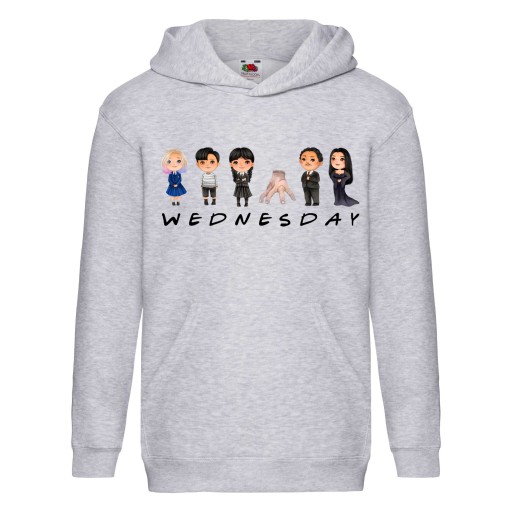 Дитячий світшот JHK розмір 134 довгий рукав сірий