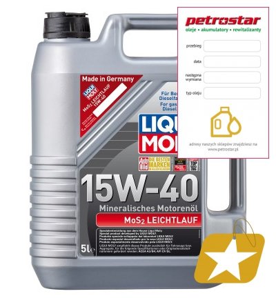 LIQUI MOLY MOS2 15W40 2571 5л
