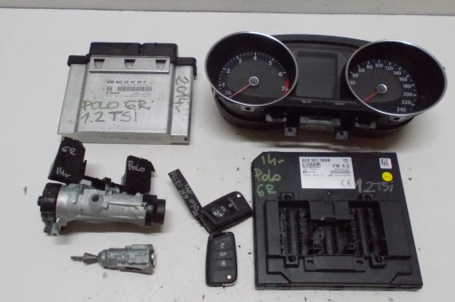 VW POLO 6R 1.2 TSI 14R running board STARTOWY ignition control unit dials