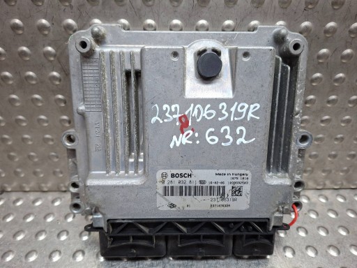 Bedienteil DES MOTORS 0281032811 237107632R 237106319R RENAULT 1.5 DCI