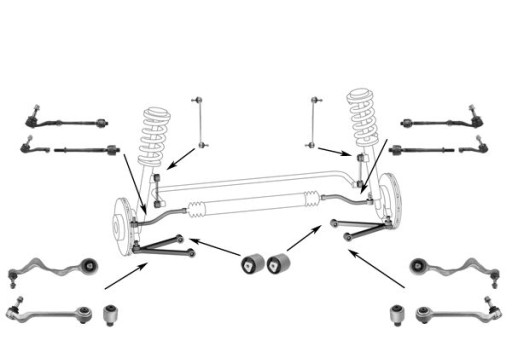 30333 01 - Комплект підвіски поворотного кулака bmw 3 e90 e91 e92 e93