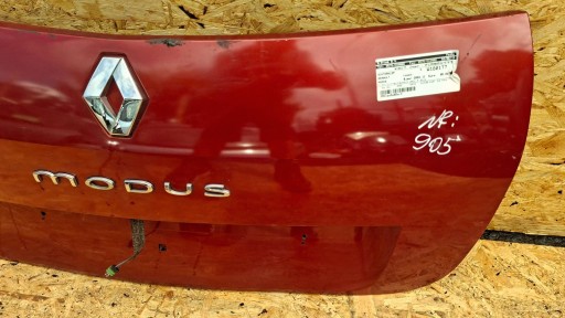 trunk door boot cap RENAULT MODUS 2004