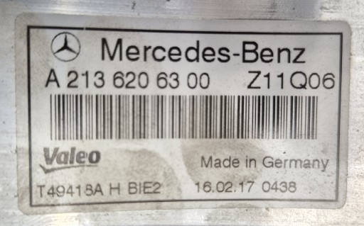 Console Support plaque Gauche MERCEDES W213
