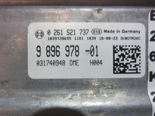 BMW X3 G01 B46 computer Centralina Motore modulo 8744139 12148678938 9896978