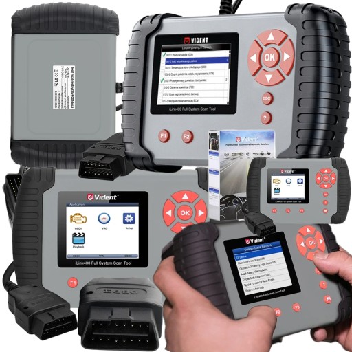 ТЕСТЕР СКАНЕР КОМПЬЮТЕРНЫЙ ДИАГНОСТИЧЕСКИЙ ИНТЕРФЕЙС VIDENT K2 V400 2 МАРКИ + OBDII