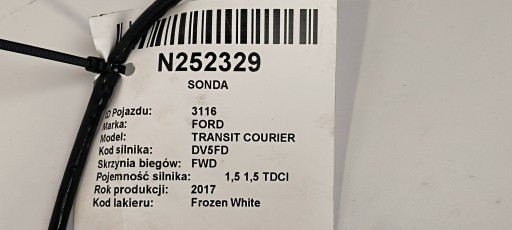 SONDA LAMBDA ES21398 FORD TRANSIT COURIER