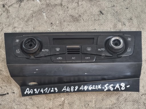 COMANDI CLIMA BOCCHETTE OE 8T2820043S AUDI A4 B8 ANGLIK 08r