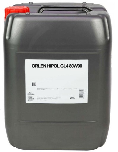 Масло трансмиссионное orlen hipol gl-4 80w90 20л