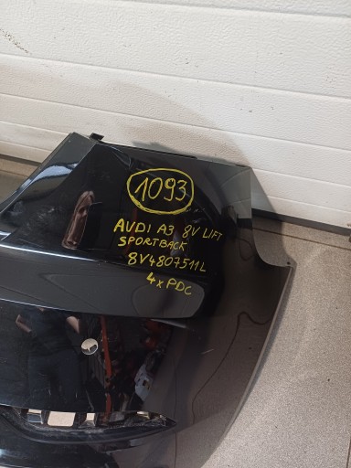 bumper rear part rear AUDI A3 8V LIFT SPORTBACK 4 X PDC 8V4807511L