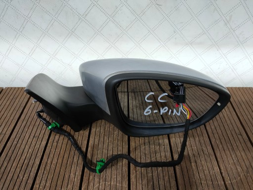 VW PASSAT CC 08-13 Spiegel rechts 6-PIN Farbe LA7W EUROPA