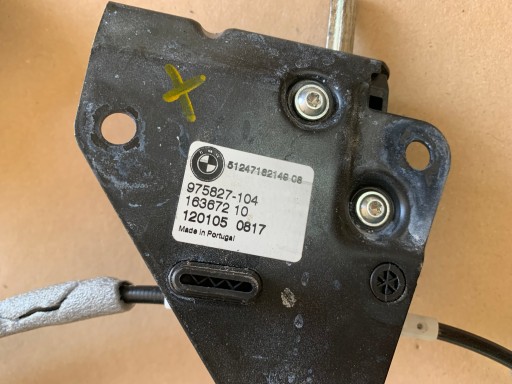 BMW X5 E70 lock RYGIEL BURTY bonnet 7162149