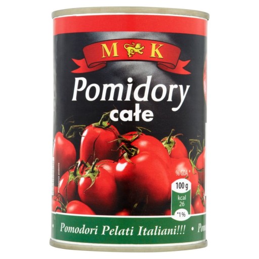 WŁOSKIE Pomidory całe 400g M&K