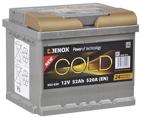 052620 - Акумулятор Jenox Gold 12V 52ah 520A