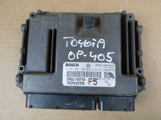 Toyota Avensis T27 T29 1.6 D ordinateur unité de commande électronique uce moteur ECU 89661-05F50