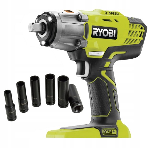 АККУМУЛЯТОРНЫЙ УДАРНЫЙ КЛЮЧ 18 В RYOBI R18IW3 +10na