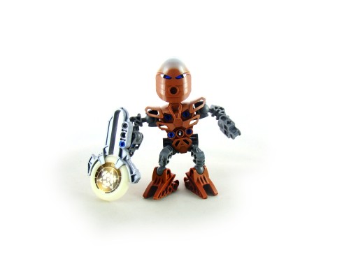 Kocky LEGO Bionicle 8610 Matoran Ahkmou použité Robot Sada Kompletné
