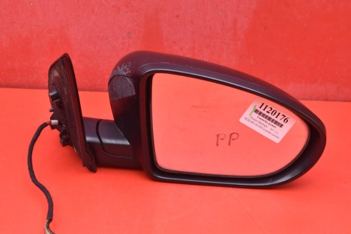 mirror right black, EU 026202 NISSAN QASHQAI 1 and J10 07-10 7 PIN