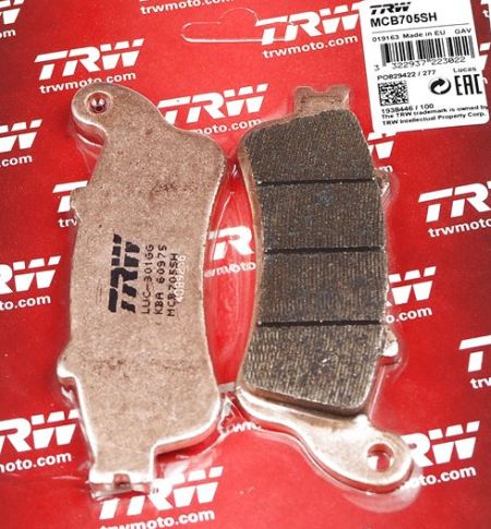 MCB705SH - ГАЛЬМІВНІ КОЛОДКИ HAM ЗАДНІЙ TRW LUCAS HONDA VTX1800 C 01-08