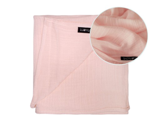 Ковдра Lullalove 100 х 100 см відтінків рожевого