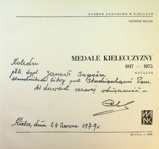 Medale kielecczyzny 1817 - 1975