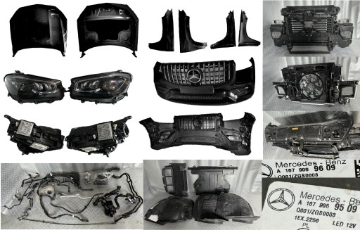 A1679069609 A1679069509 - ИДЕАЛЬНЫЙ КОМПЛЕКТ. ПЕРЕДНЯЯ MERCEDES GLS W167 X167 6.3 AMG LIFT MULTIBEAM 24 года 1