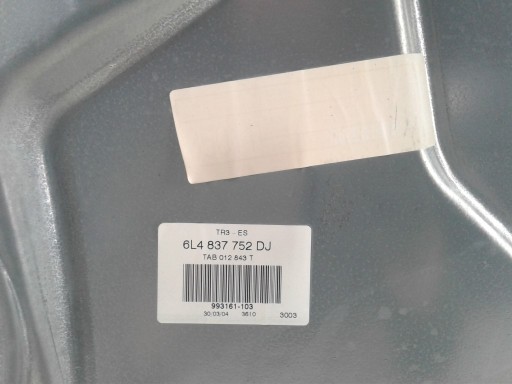 window regulator right front Seat Ibiza 6L