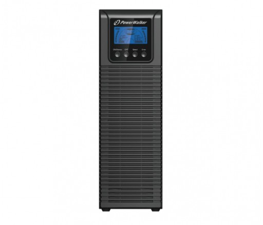 Источник бесперебойного питания ups power walker online 3000va 4x iec out usb rs-232 lcd