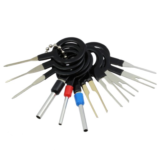 ЗНІМНІ КЛЮЧІ ДЛЯ ДЕМОНТАЖУ КОНТАКТНИХ РОЗ'ЄМІВ 11 ШТ.