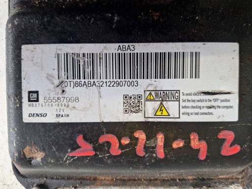OPEL Computer Bedienteil DES MOTORS 55587998 DENSO ABA3