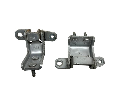 OPEL AGILA B SUZUKI SPLASH hinge door left rear part KOMPLET SREBRNY