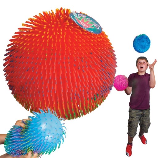 Великий м'яч з китицями для волосся Gniotek Rubber Soft