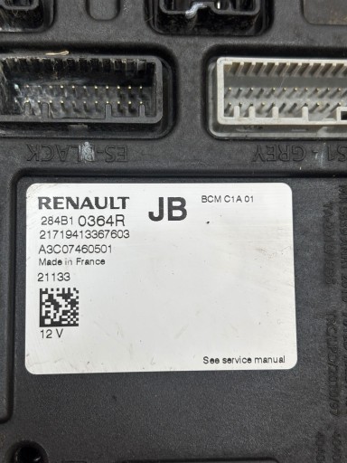 module control unit RENAULT CLIO IV 284B10364R