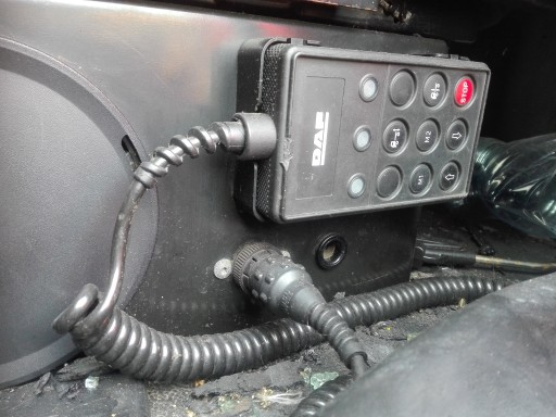 22 - Daf xf 105 пульт airbag 150 злотих нетто