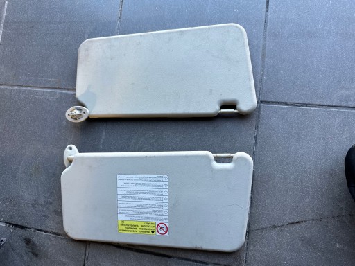 SLONECZNIKI visors visor left right KPL FIAT SEDICI SUZUKI SX4
