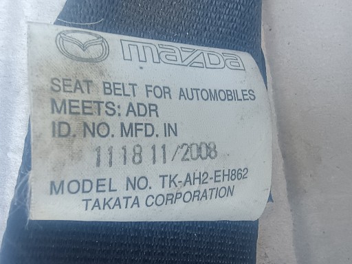 Gurten Sicherheits TK-AH2-EH862 rechts vorne MAZDA 6 GH